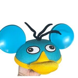 Disney Perry Platypus Teal Hat Mickey Ears Retro Theme Park Collectable Felt